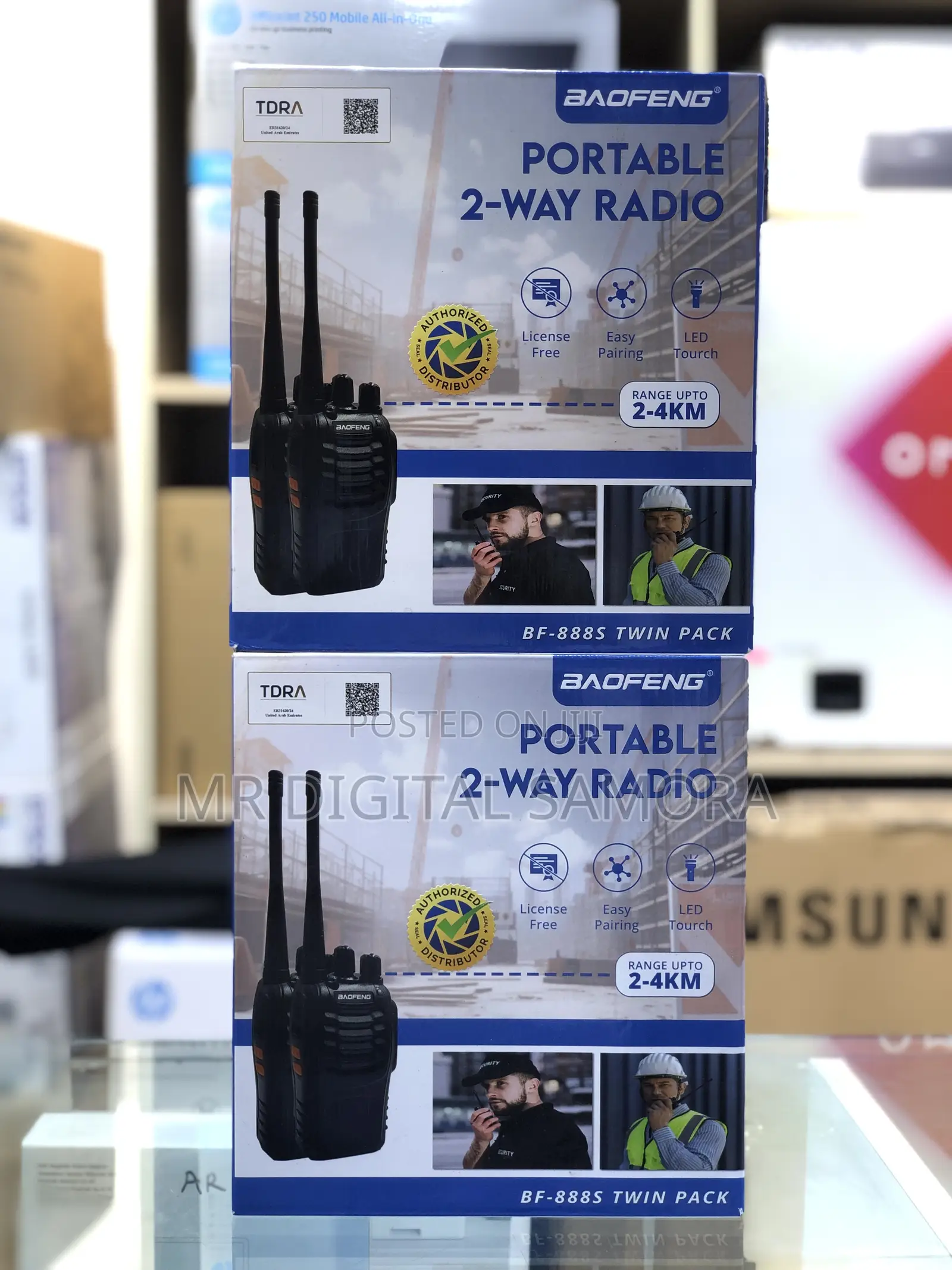 Portable 2-Way Radio Call