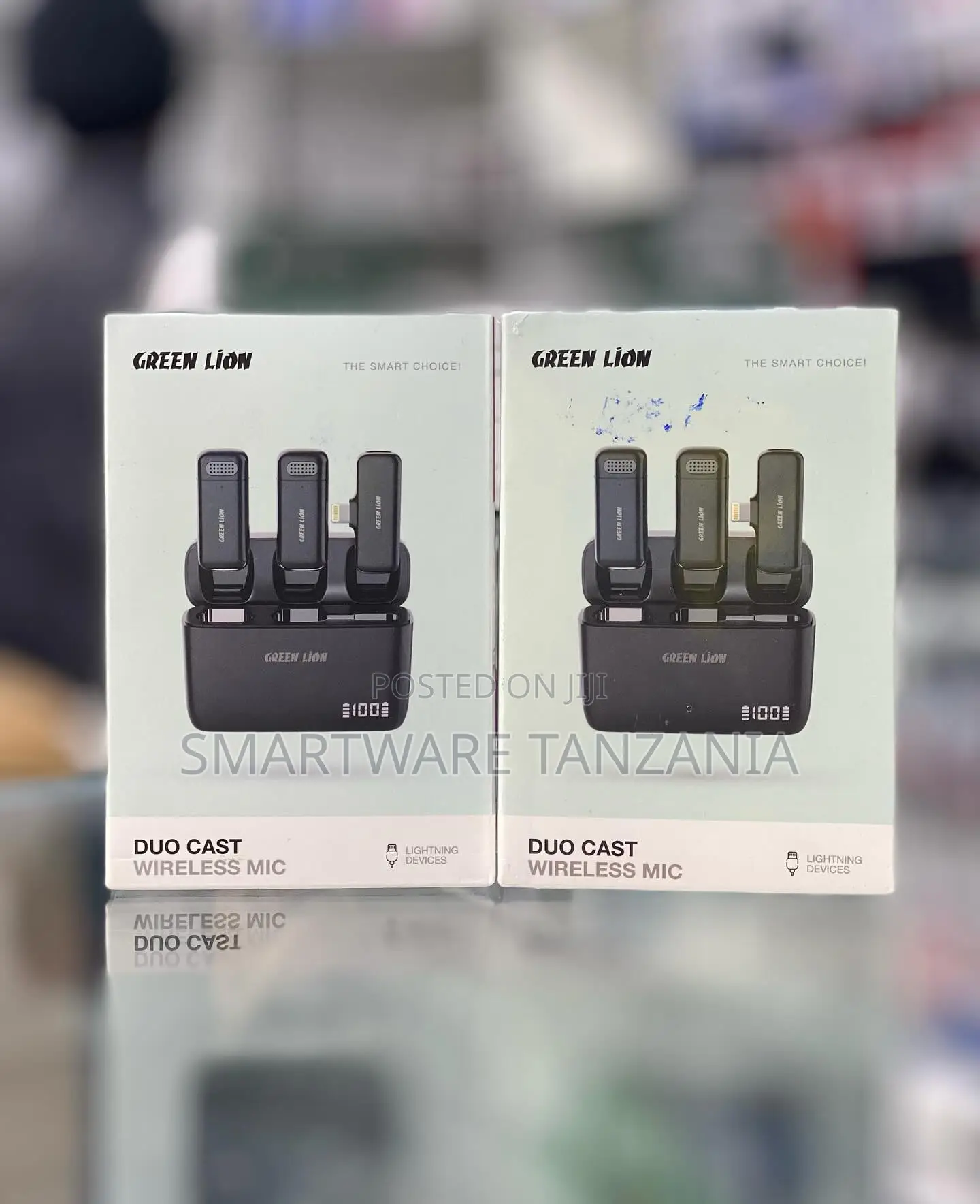 Green Lion Duo Cast Wireless Mic Type-C, 80mah Microphone Battery