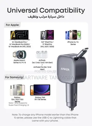 Usb-C Car Charger, 75w Max Ultra-Compact Type-C Fast Car Charger
