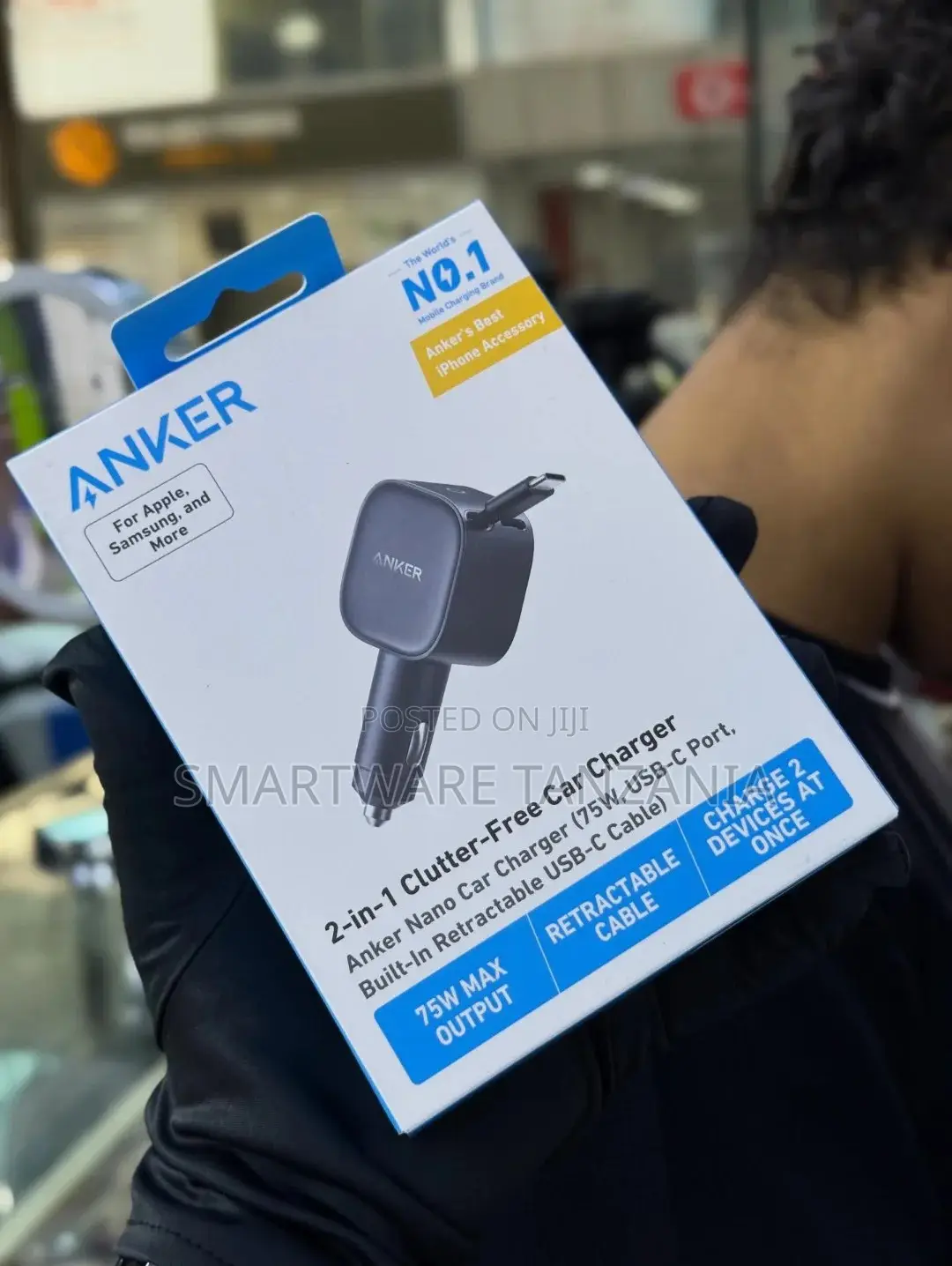 Anker Nano Car Charger, a 2-in-1 Clutter-Free Car Charger
