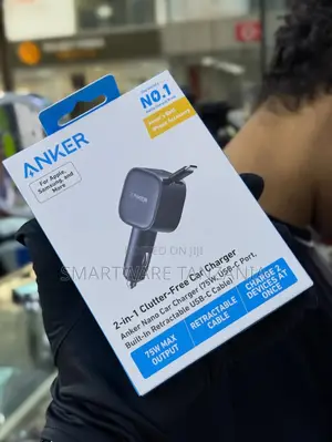 Anker Nano Car Charger, a 2-in-1 Clutter-Free Car Charger
