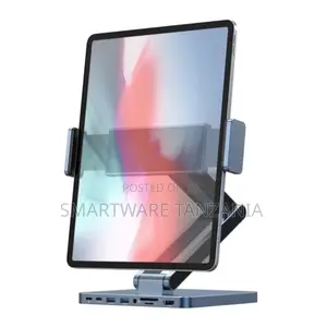Wiwu Adjustable Usb-C Hub Stand (8 in 1) Adjustable Usb-C Hub Stand