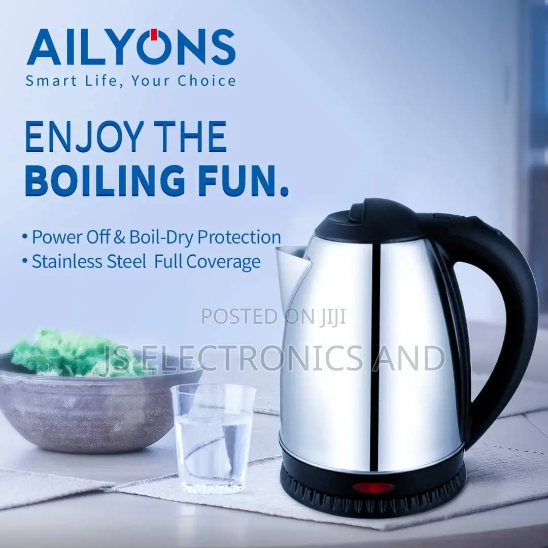 Ailyons Kettle Liter 1.8 La Kuchemshia Vimiminika Ni Imara