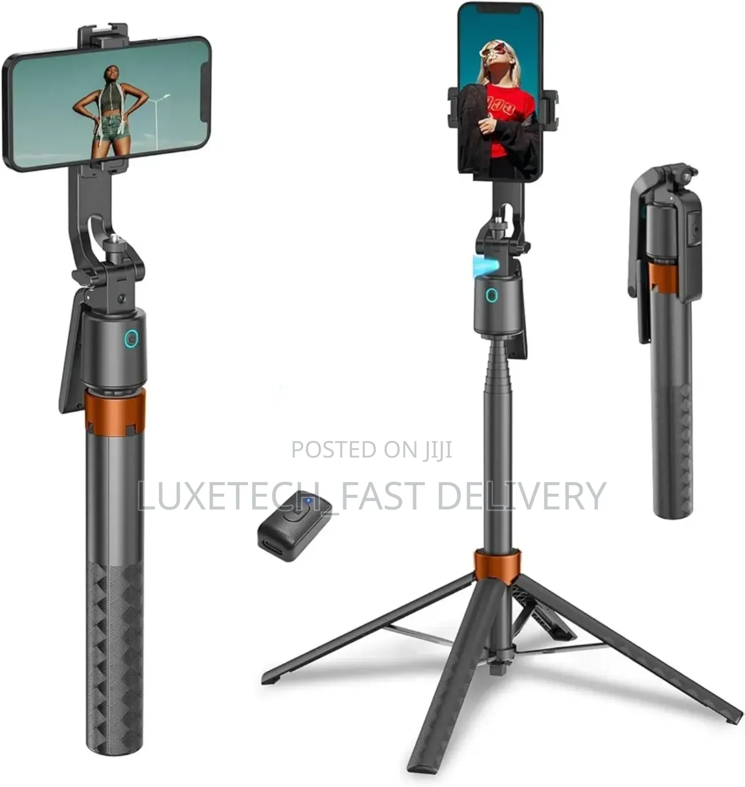 Q13 Smart Selfie Stick, Tabletop Stand, and Tripod (3-in-1) Automatic