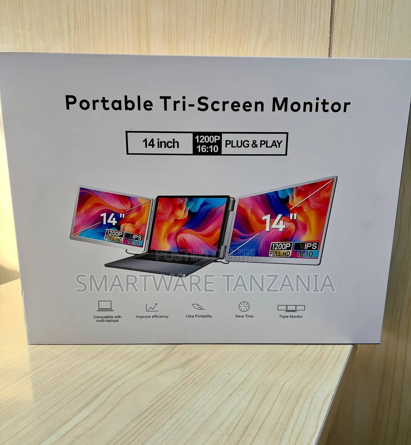 14 Inch Laptop Expansion Screen, Portable Quad Screen Monitor
