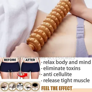 Wood Rolling Massage Stick