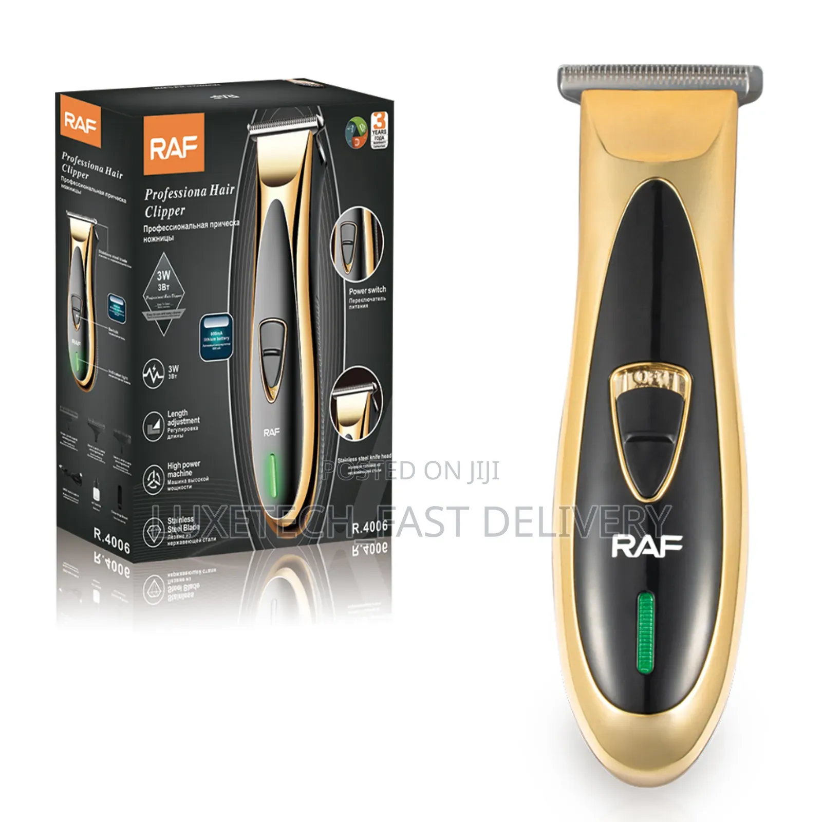 Raf R.4006 Hair Clipper for Hair Trimming and Styling