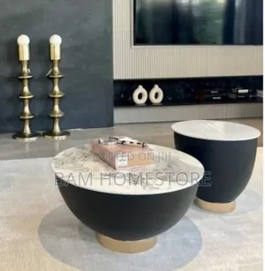 Modern Marble Nesting Coffee Table Set