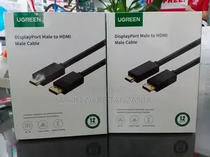Ugreen Displayport Male to Hdmi Male Cable Dp Output to Hdmi Input