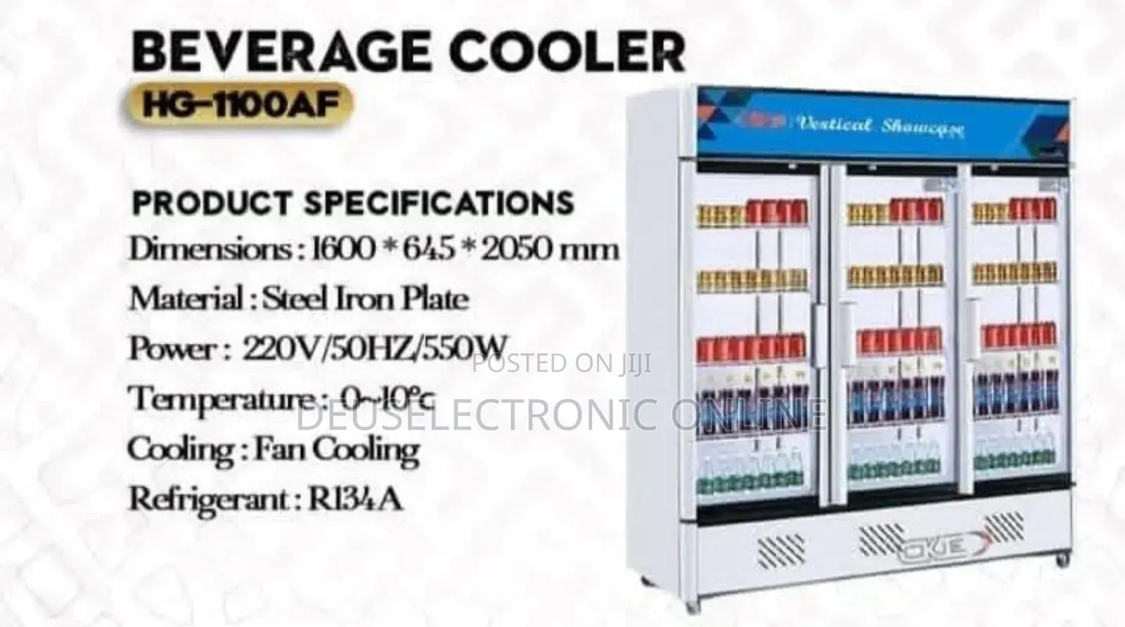 *Showcase Fridge* 3 Door