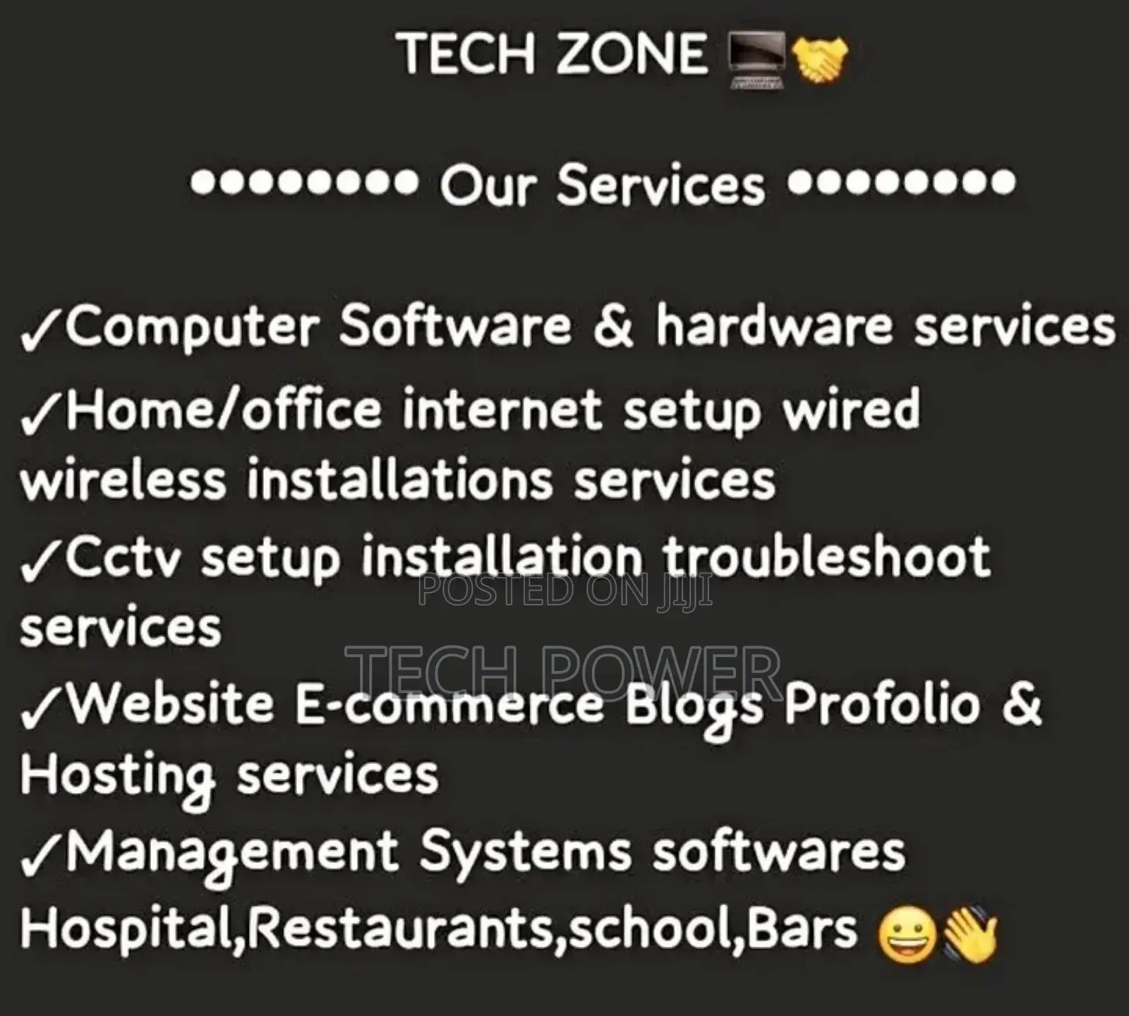 Tech Zone Our Services