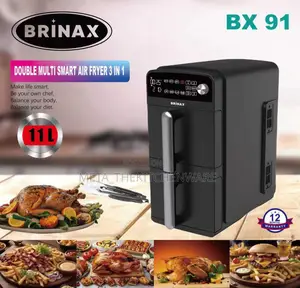 Brinax Double Multi Smart Air Fryer 11l