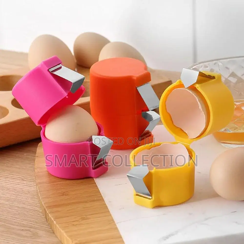 Egg Shell Opener for Both Boiled Hard Shell and Raw