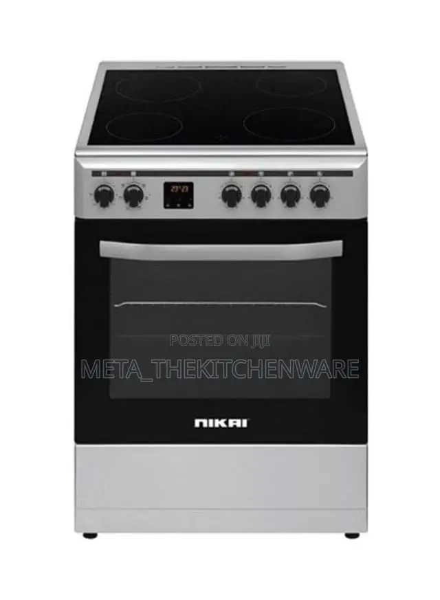 Nikai Free Standing Full Electric Ceramic Cookers (60x60)Cm
