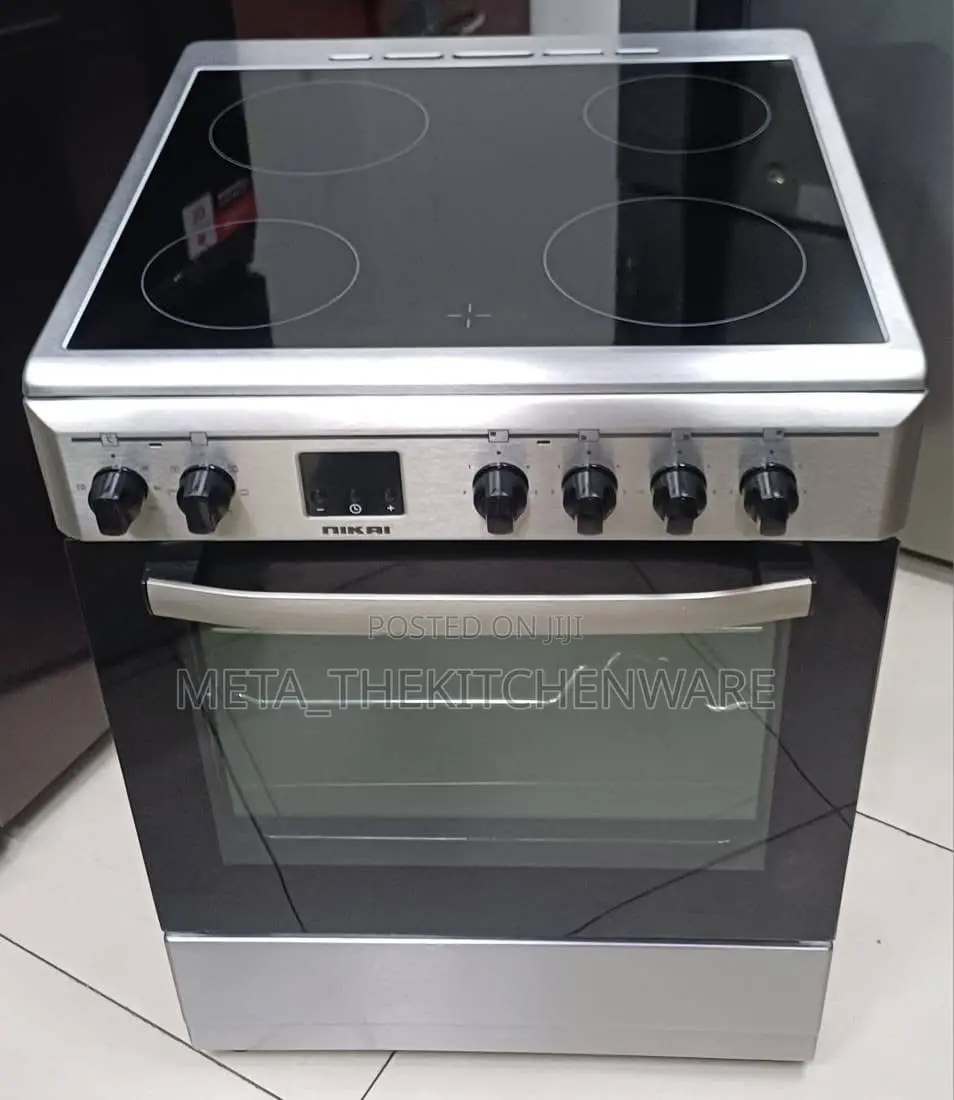 Nikai Free Standing Full Electric Ceramic Cookers (60x60)Cm