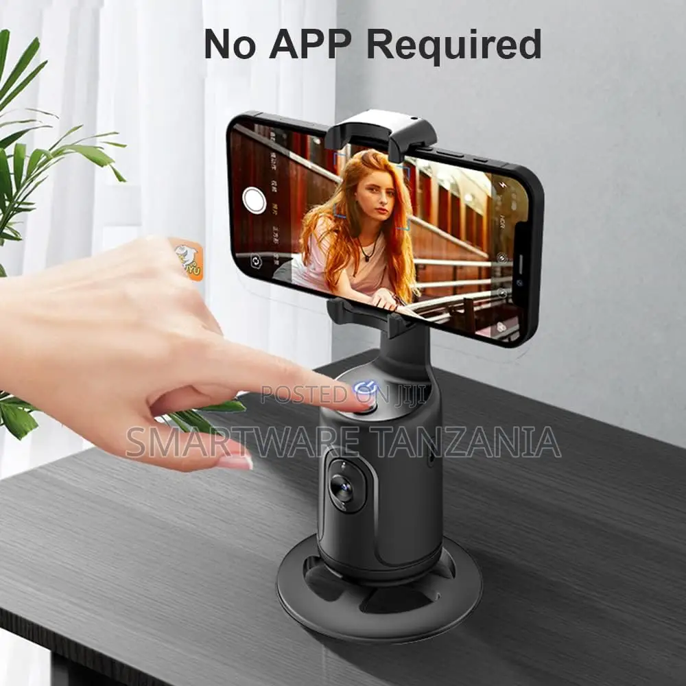 Porodo Ai Tracking 360 Rotating Mount Gimbal, Gesture Recognition