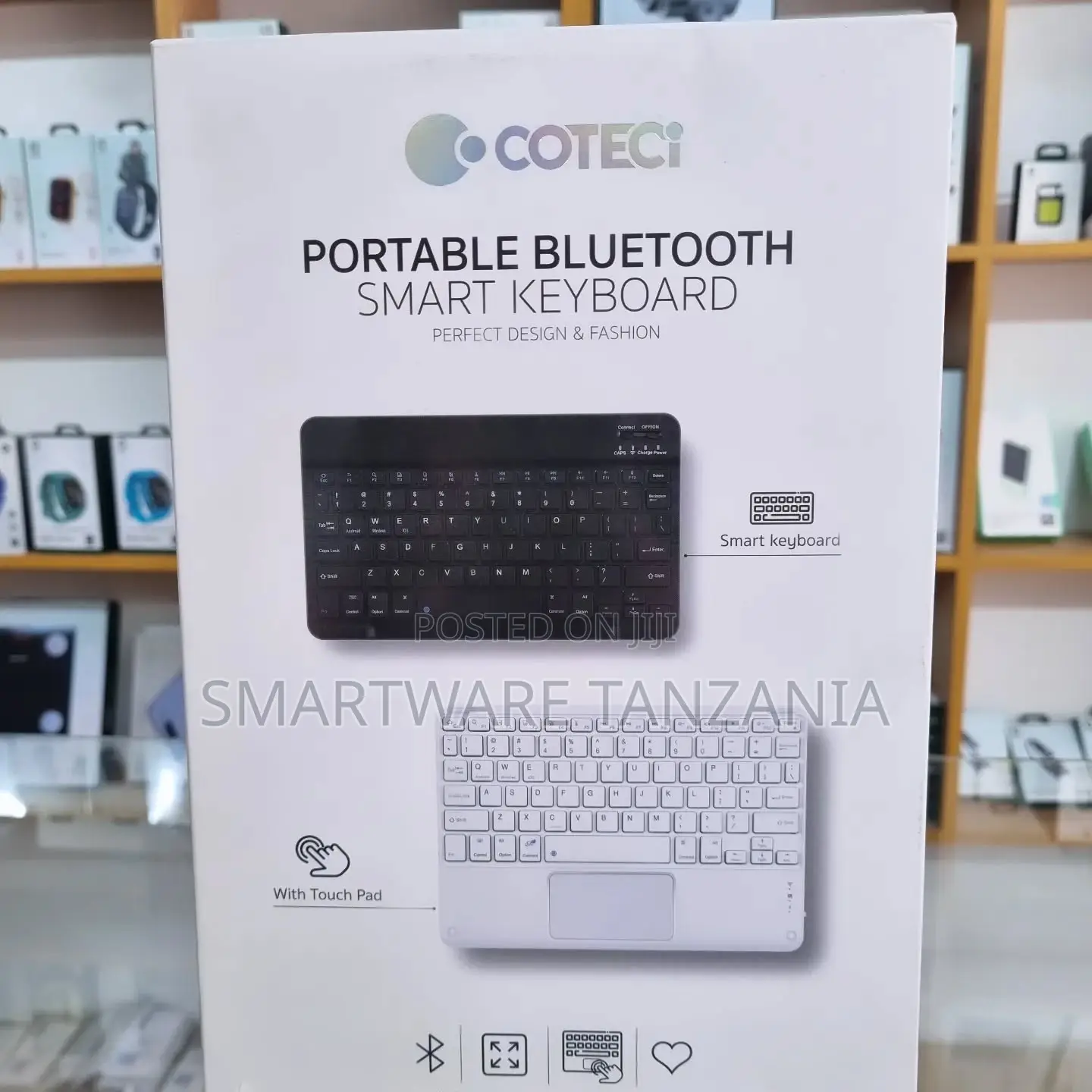 Ultra-Slim Bluetooth Keyboard for iPad, Portable Wireless Keyboard
