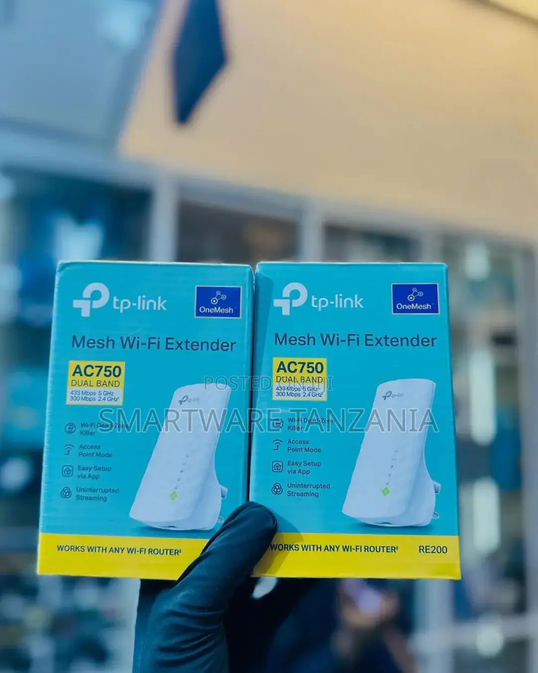 Tp-Link Re200 Ac750 Mesh Wi-Fi Extender Extend Your Wi-Fi Coverage