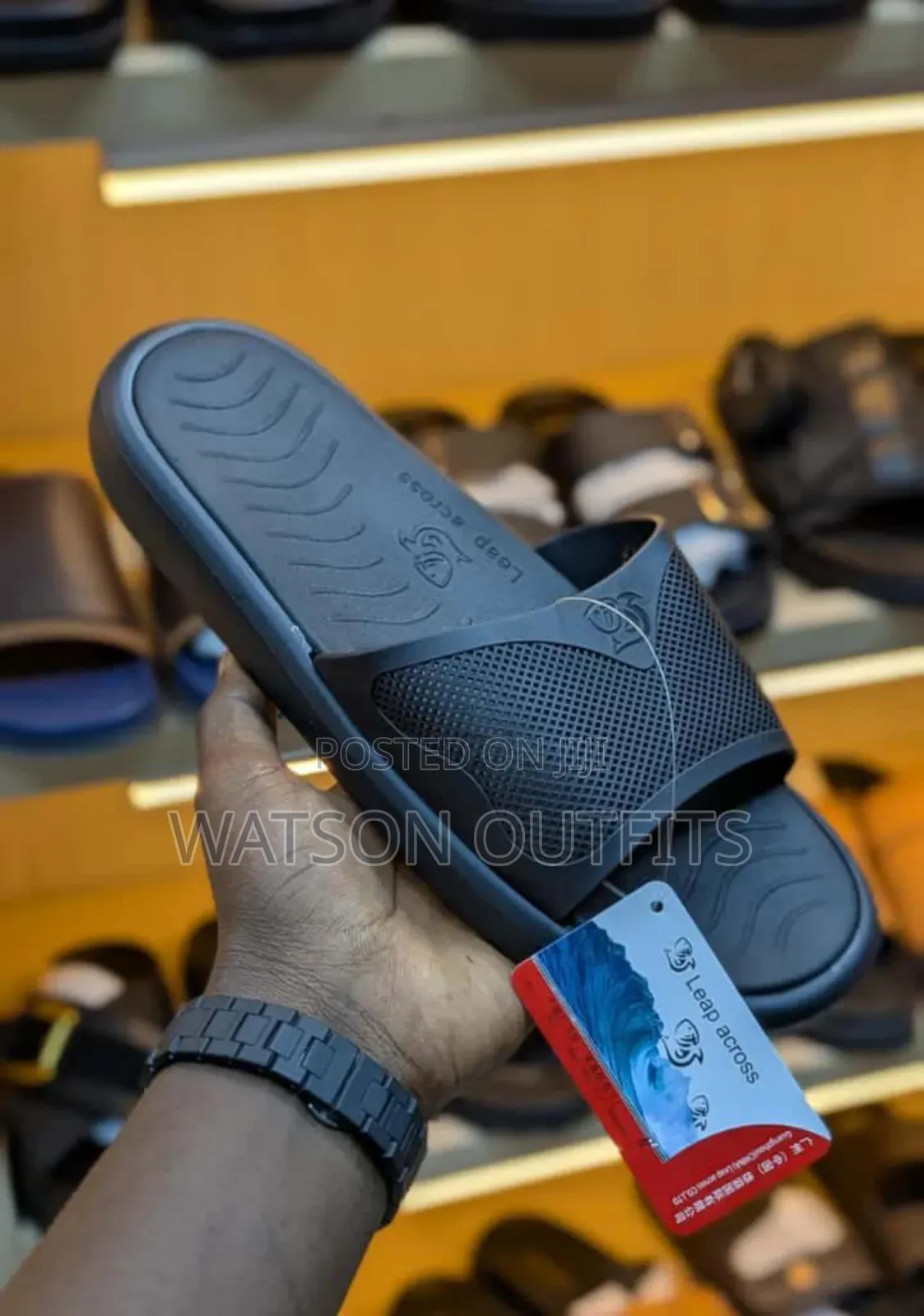 Leap Across Men's Simpo Sandals or Male Open Shoes