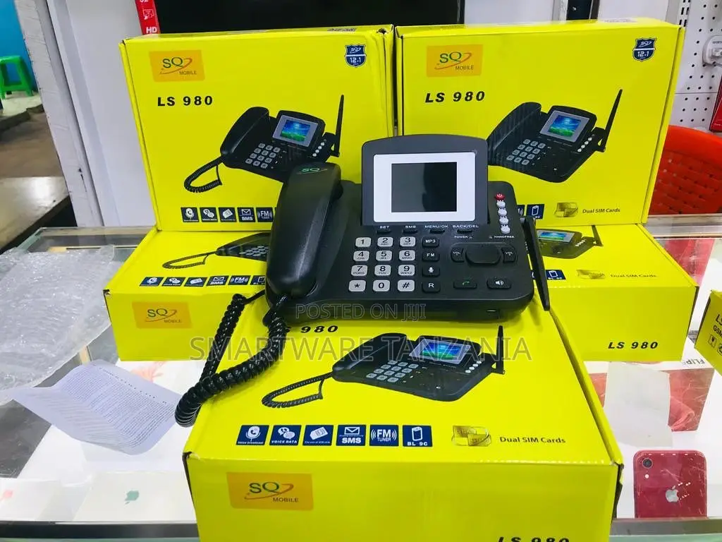 GSM Fixed Wireless Phone Ls980 - Dual Sim, Fm Radio, Loudspeaker