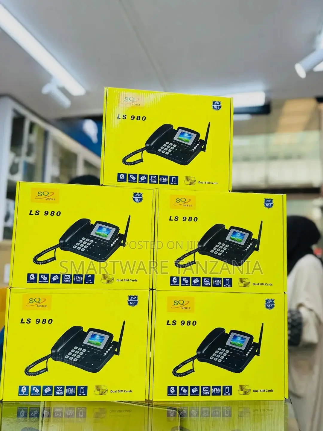 Portable GSM Landline Ls980 - Dual Sim, Sms, Loudspeaker