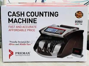 Premax Pm-Cc35d Currency Counter - High Speed, Uv/Mg/Ir Fraud Detect