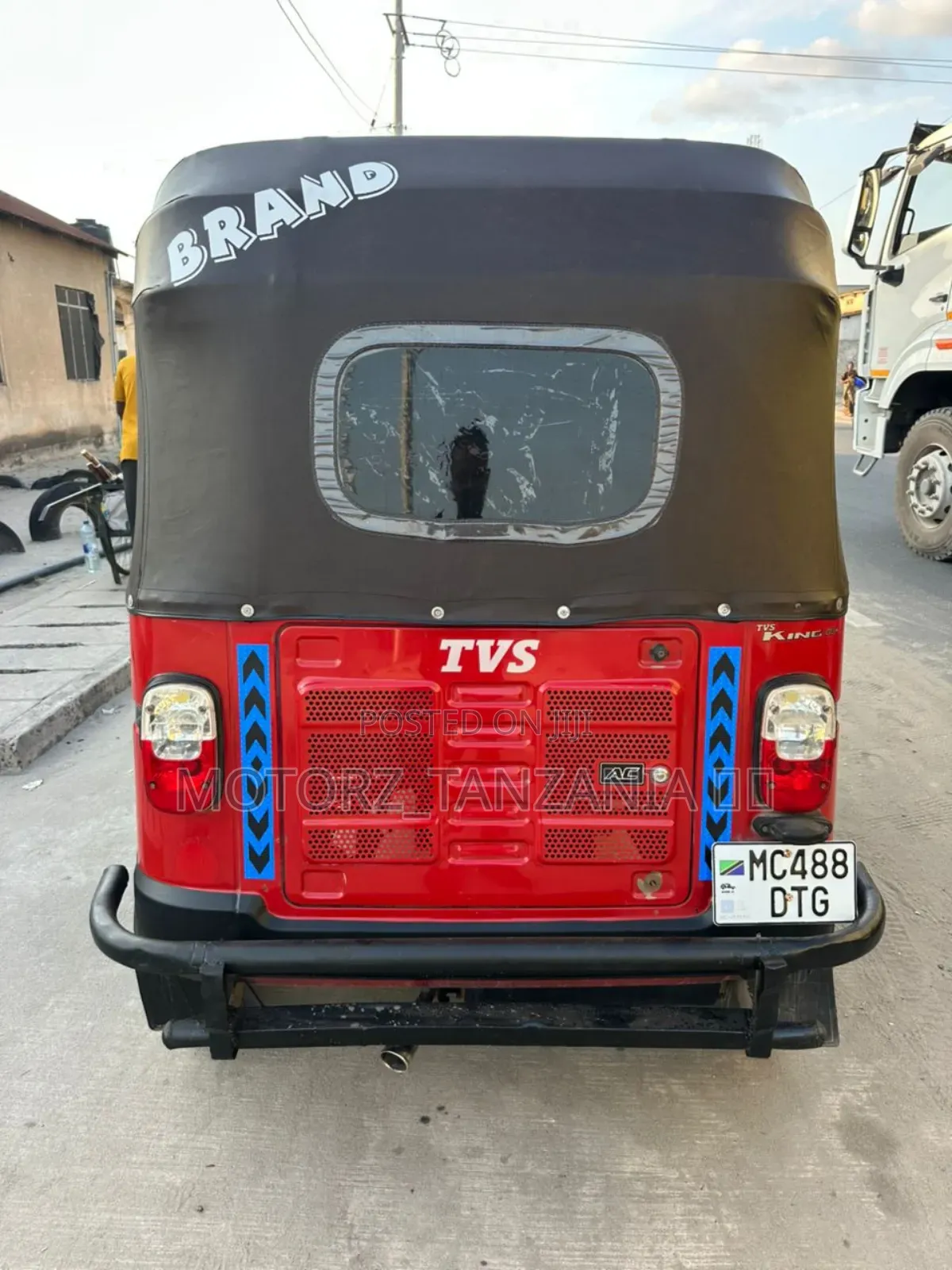 TVS King Deluxe Plus iTouch Start 2022 Red