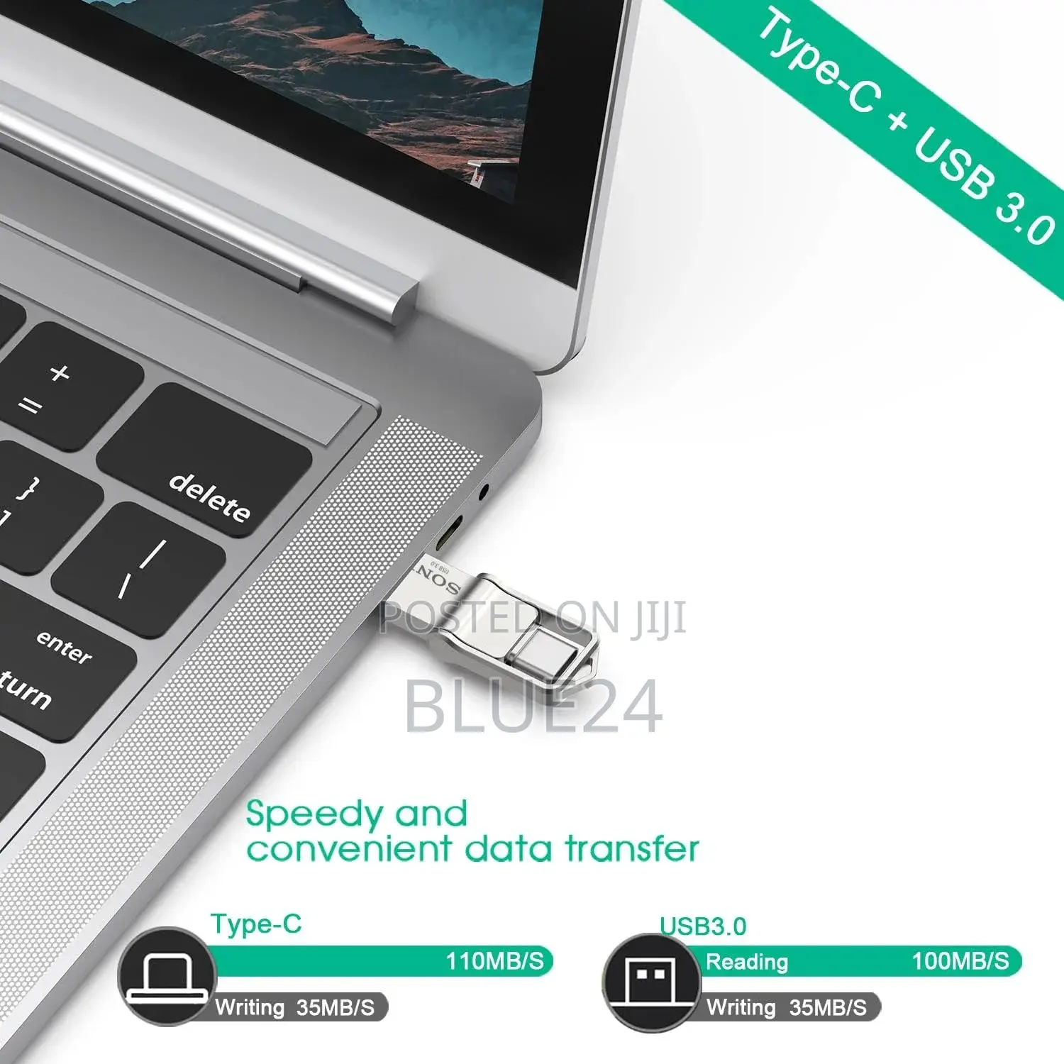 Sony Otg Usb 3.0 Flash Drive 2tb Metal Memory Stick Type-C 2-in-1 3.0