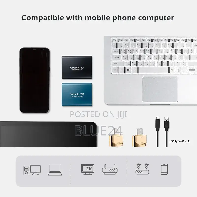 External Hard Drive – Usb 3.0 Type-C SSD External Hard Drive – 16tb