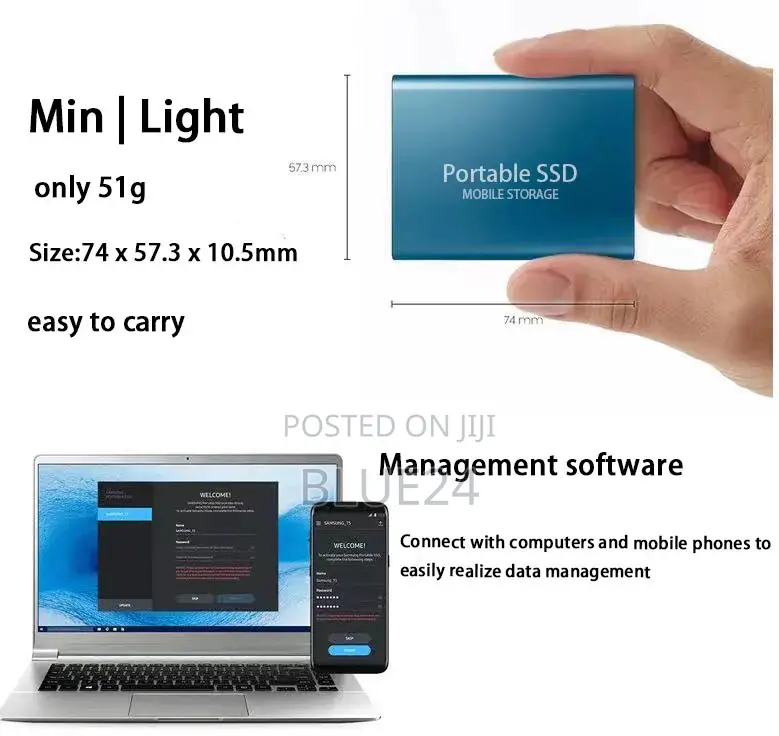 External Hard Drive – Usb 3.0 Type-C SSD External Hard Drive – 16tb
