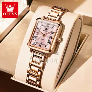 Olevs 5641 Watches for Woman Elegant Square Quartz Watch Waterproof