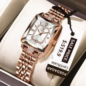 Poedagar Top Elegant Women Wristwatch Waterproof Date Ladies Watch
