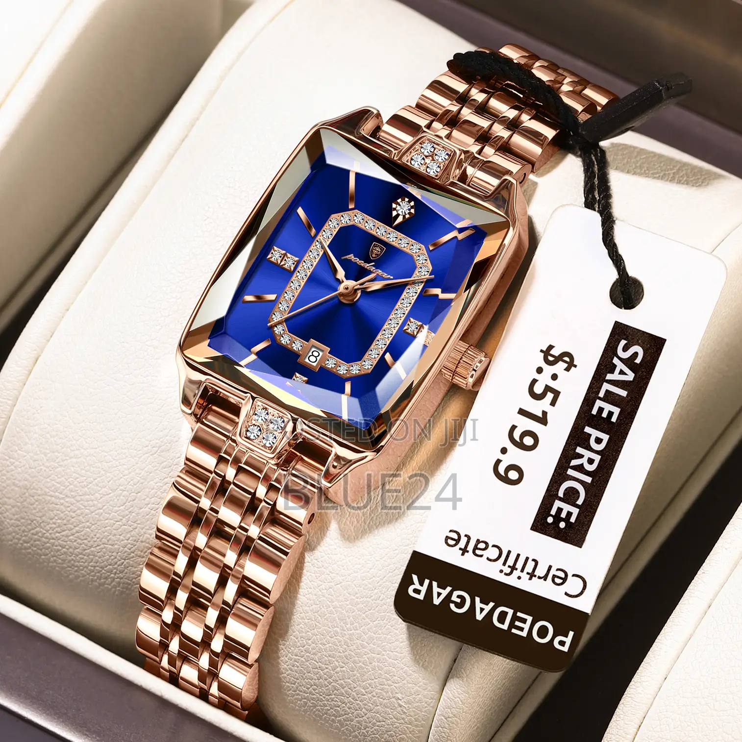 Poedagar Top Elegant Women Wristwatch Waterproof Date Ladies Watch
