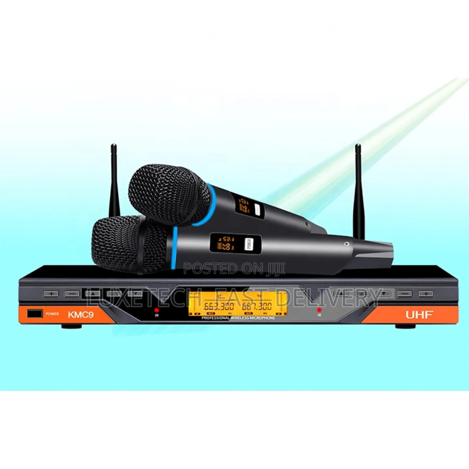 Jbl Kmc9 Dual Channel Microphone System Uhf (2 Wireless Mics)