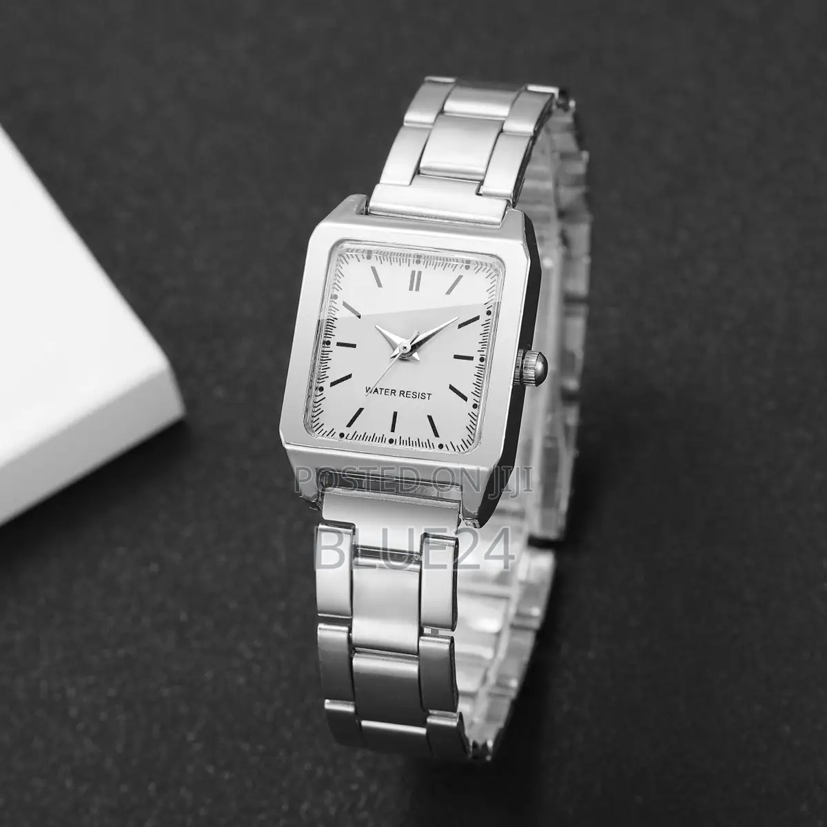 2pcs Fashion Square Dial Women Watches Ladies Quartz Wristwatches