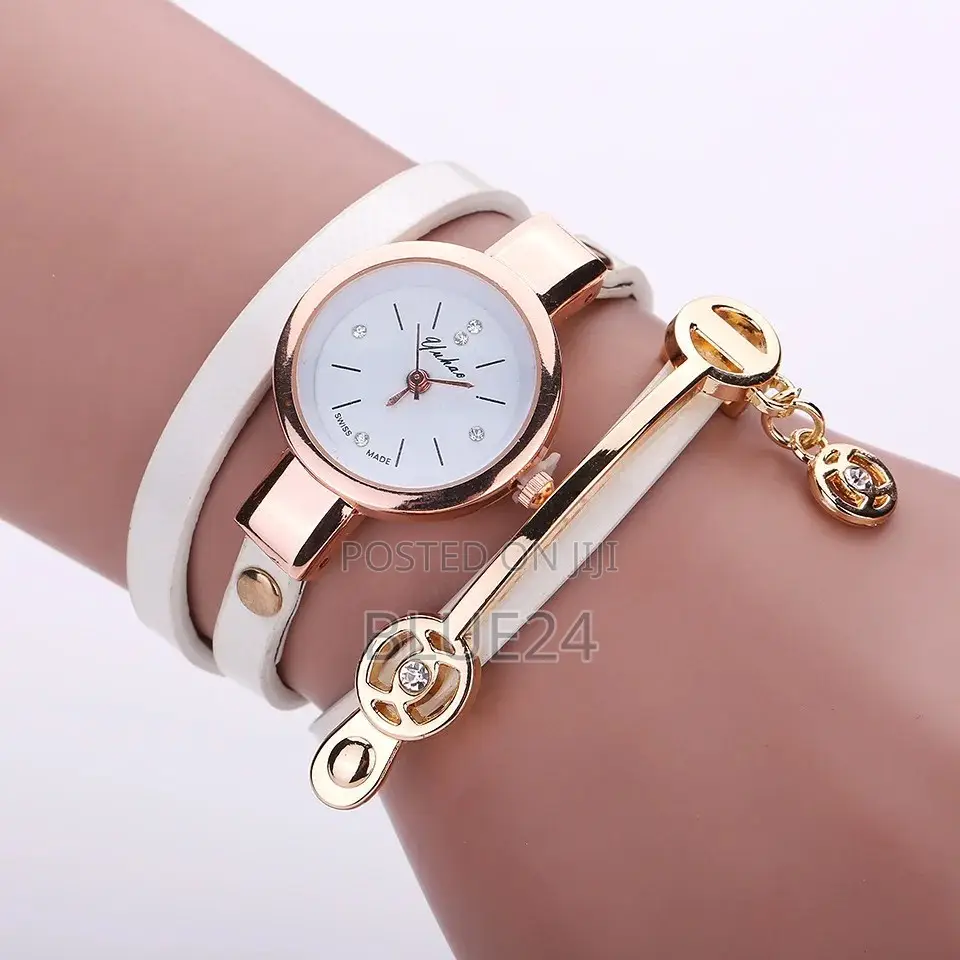 Fashion Women Bracelet Watch Gold Quartz Gift Watch Wristwatch Women