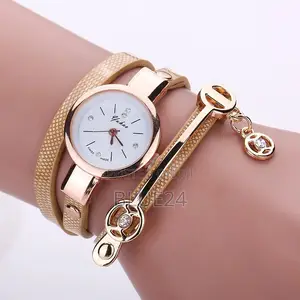Fashion Women Bracelet Watch Gold Quartz Gift Watch Wristwatch Women