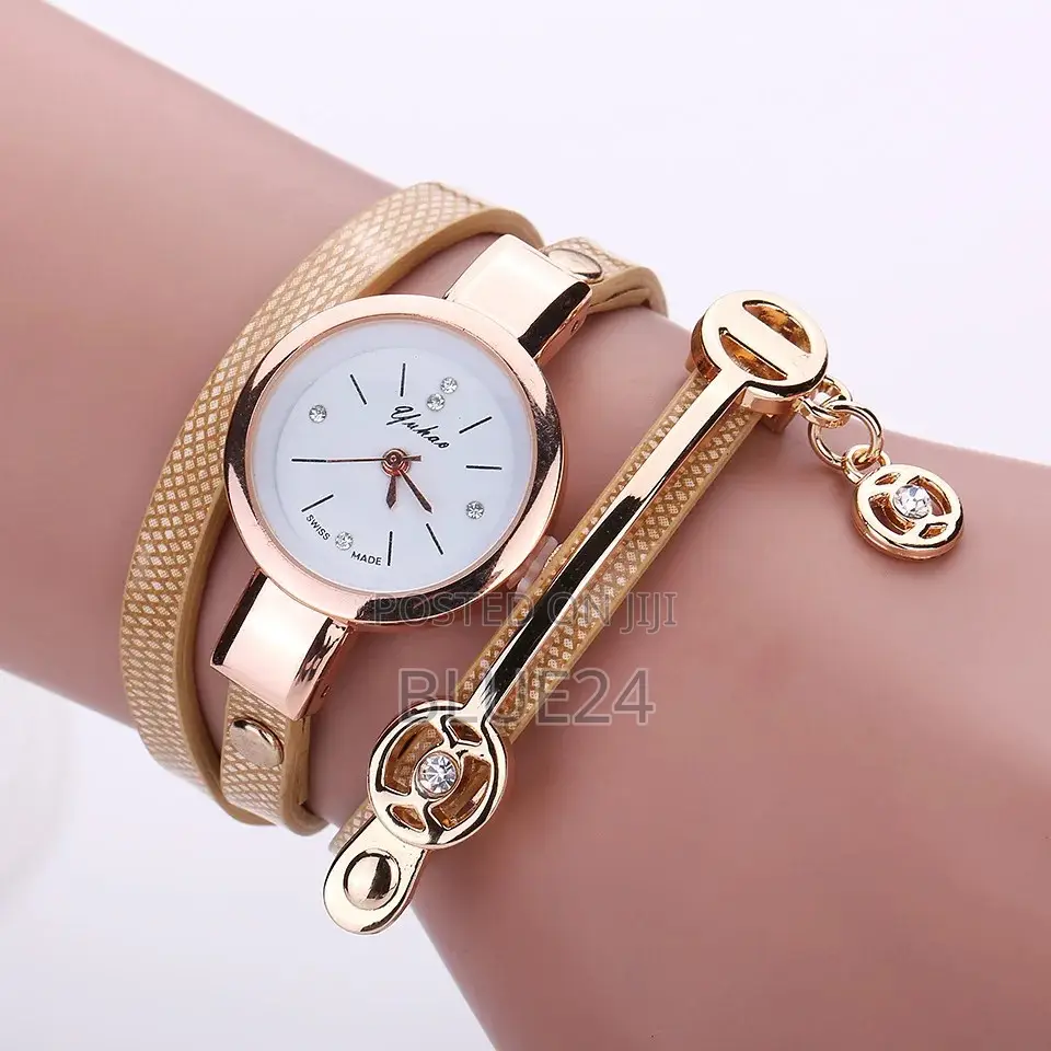 Fashion Women Bracelet Watch Gold Quartz Gift Watch Wristwatch Women