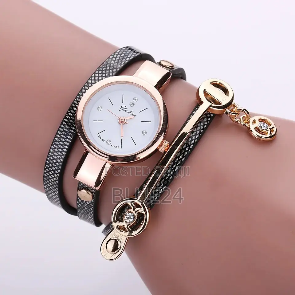 Fashion Women Bracelet Watch Gold Quartz Gift Watch Wristwatch Women