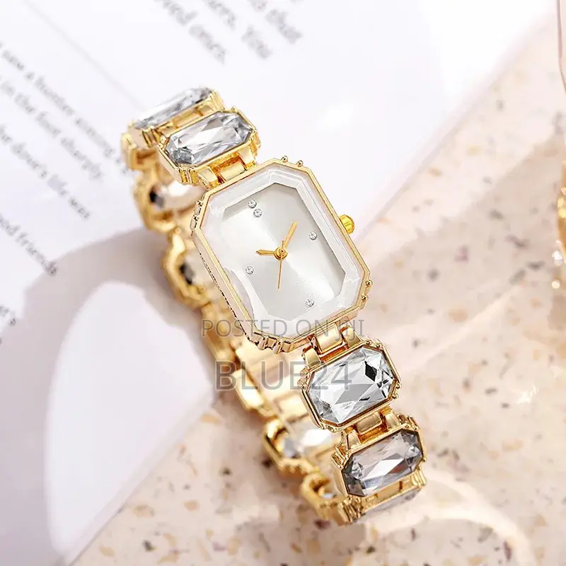New Women’S Ceramic Watch, Compact and Versatile Square Quartz Watch
