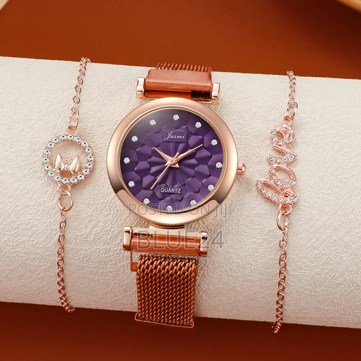 Simple and Elegant Ladies' Delicate and Luxurious Mesh Strap