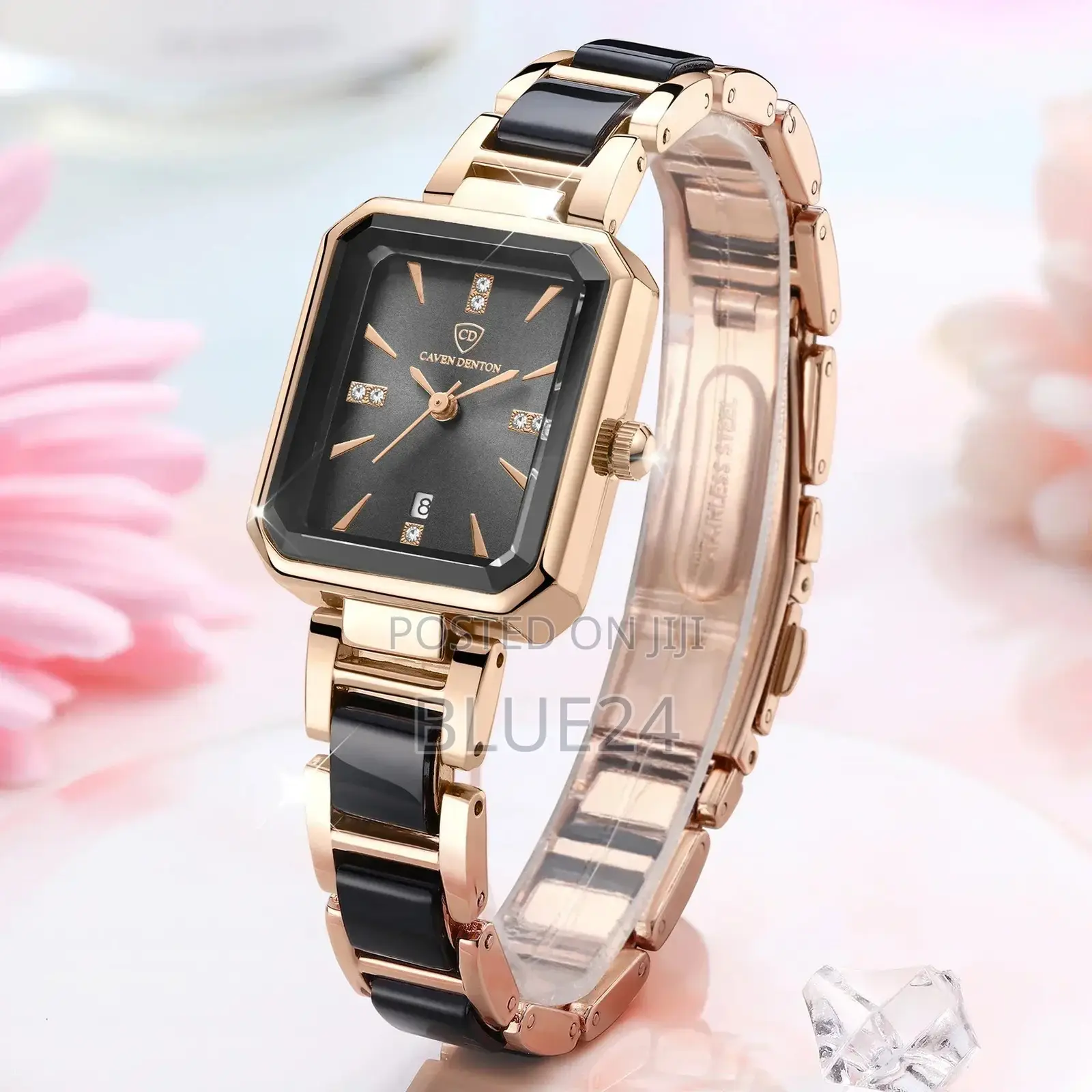 2024 Ceramics Elegant Watch for Women Luxury Brand Waterproof Square
