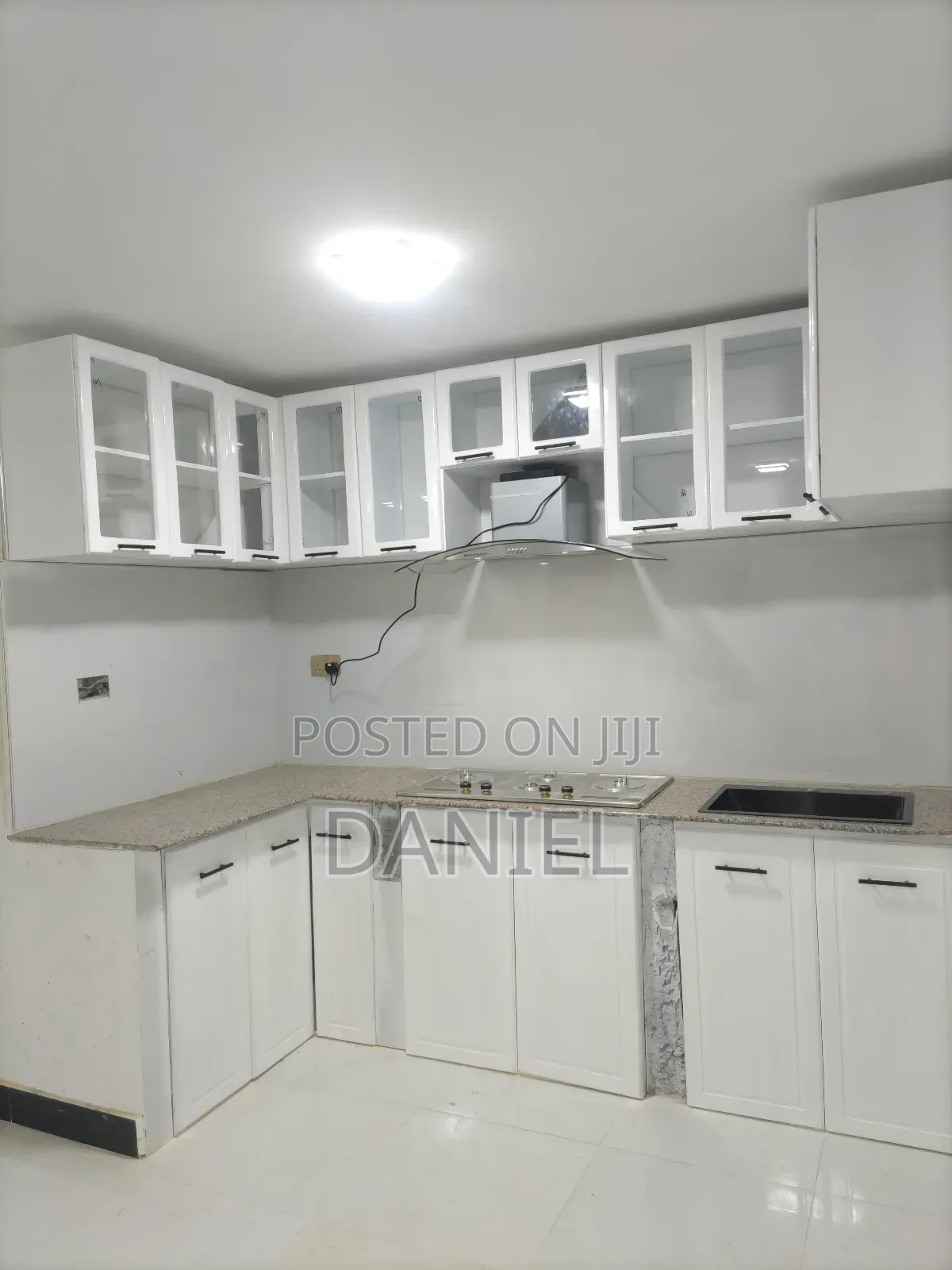 Kitchen Cabinets Installation White Color