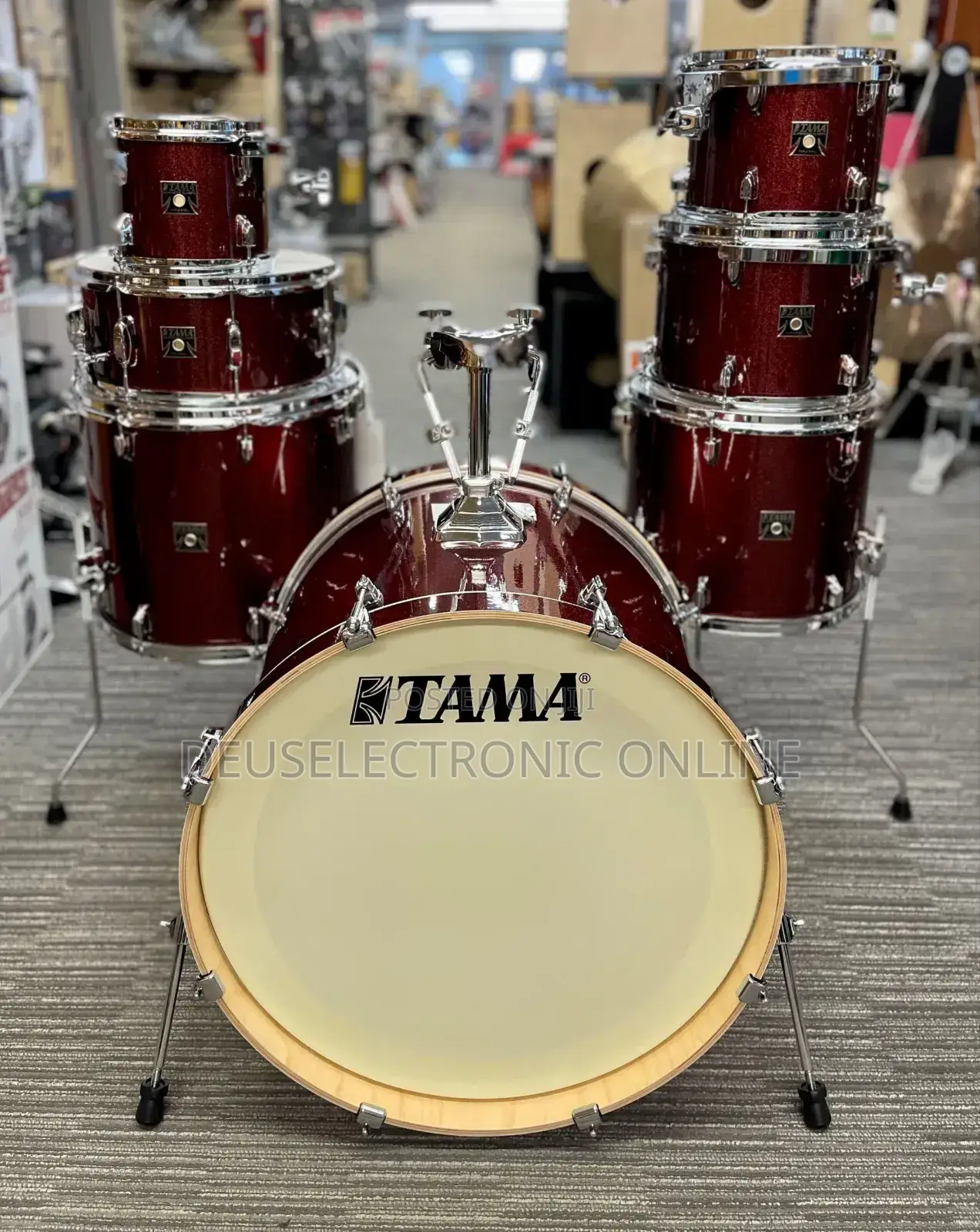 *Tama Drums 7 Pieces* 
 ``