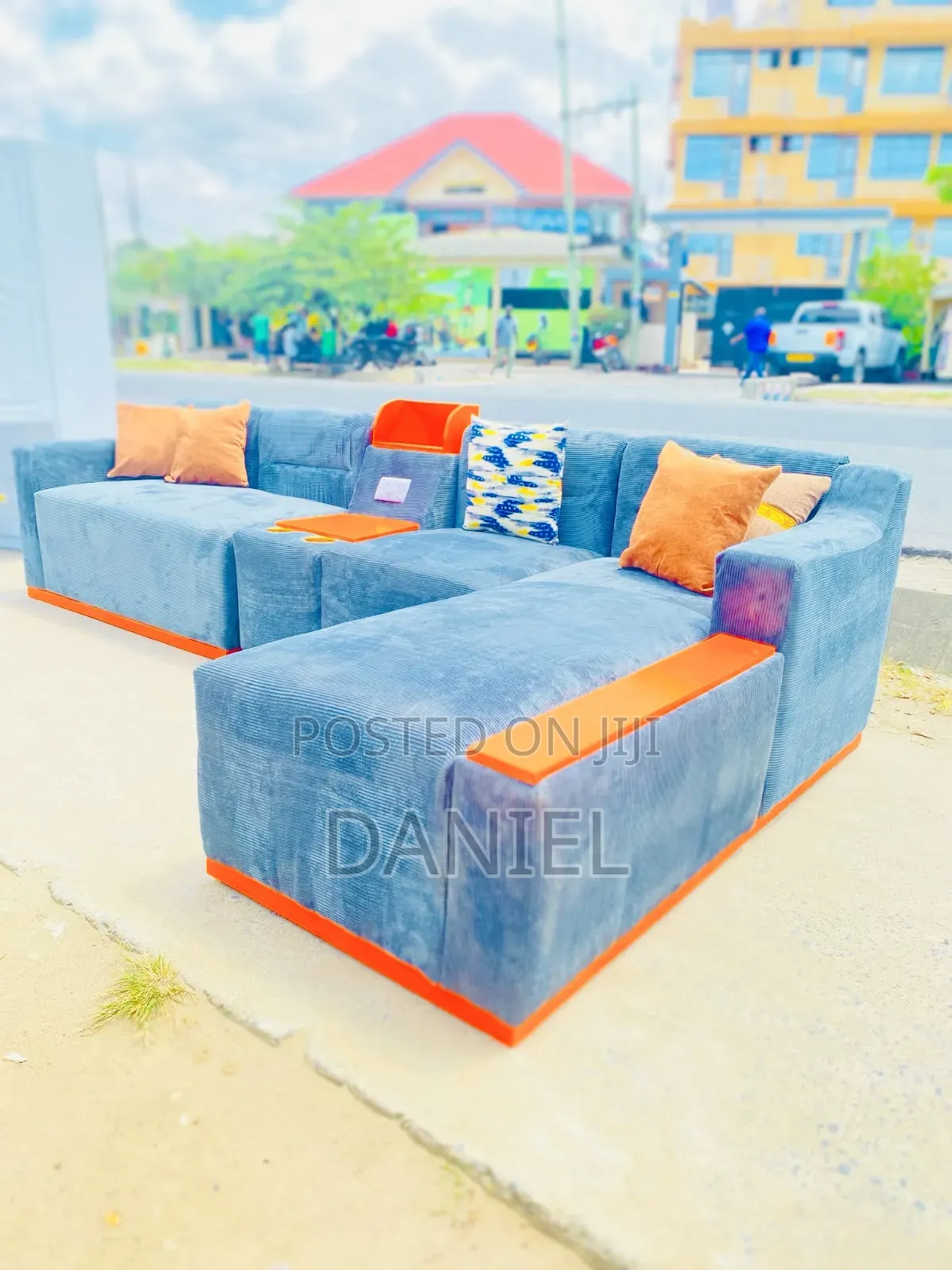 Sofa Ya L Shape Gray Color