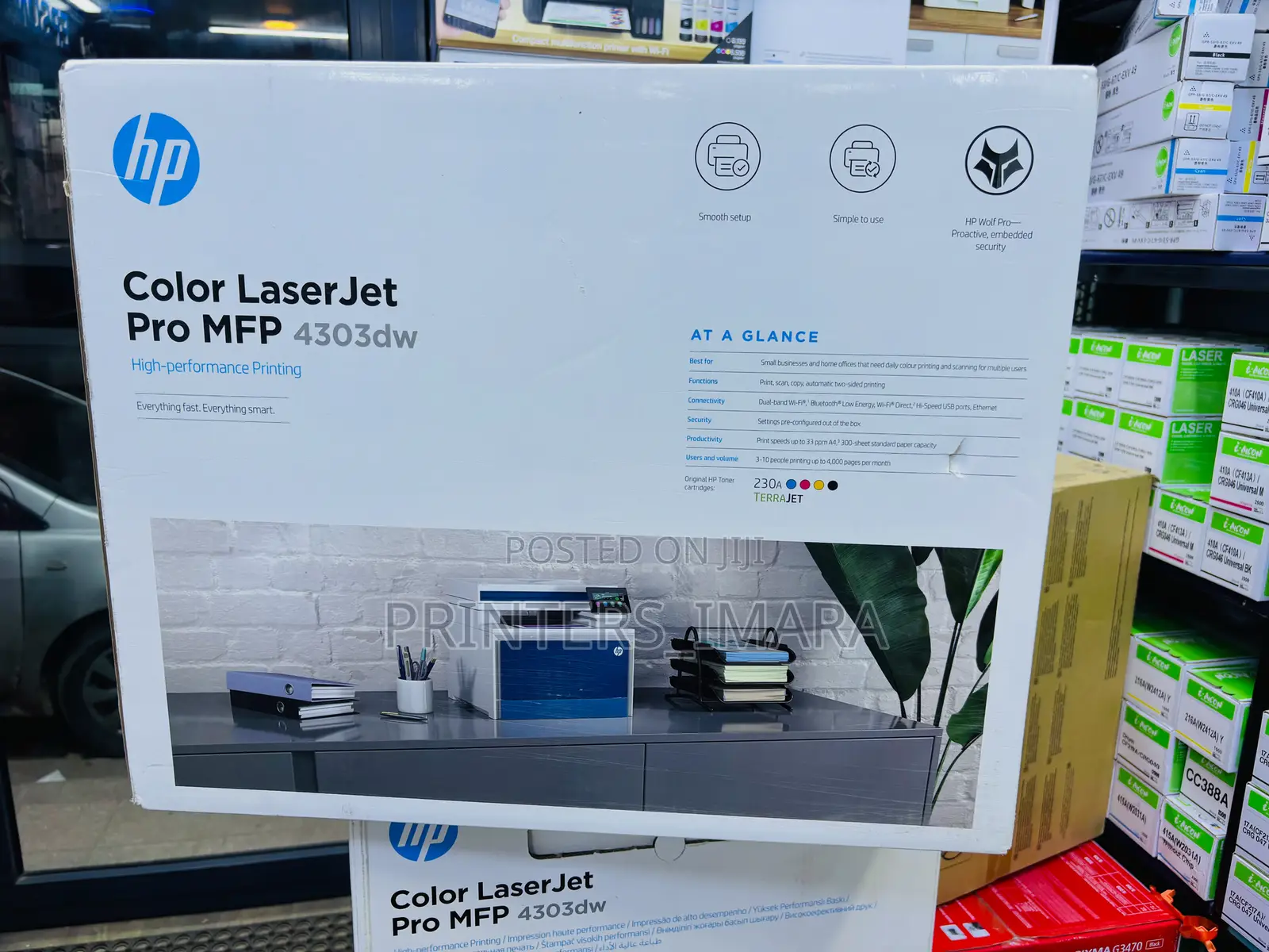 Color Laserjet Pro MFP 4303dw!