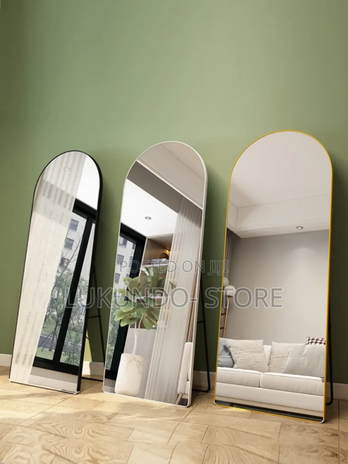 Length Body Mirror, Wall Mirror With Stand Aluminu