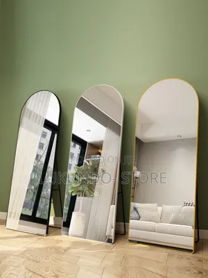 Length Body Mirror, Wall Mirror With Stand Aluminu
