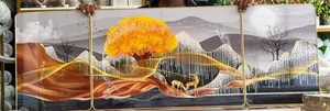 "Tree of Life" Design(-Three Panel Wall Art)