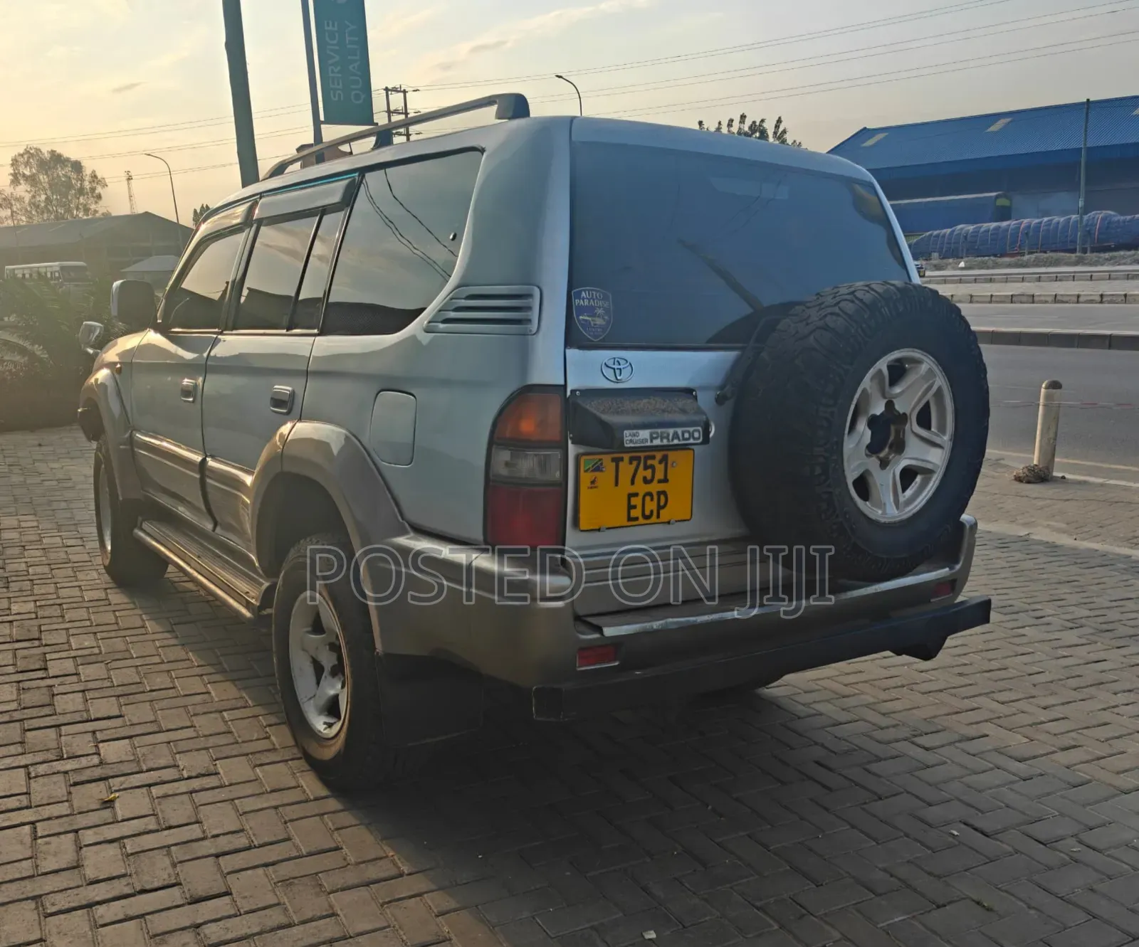 Toyota Land Cruiser 90 1997 Gray